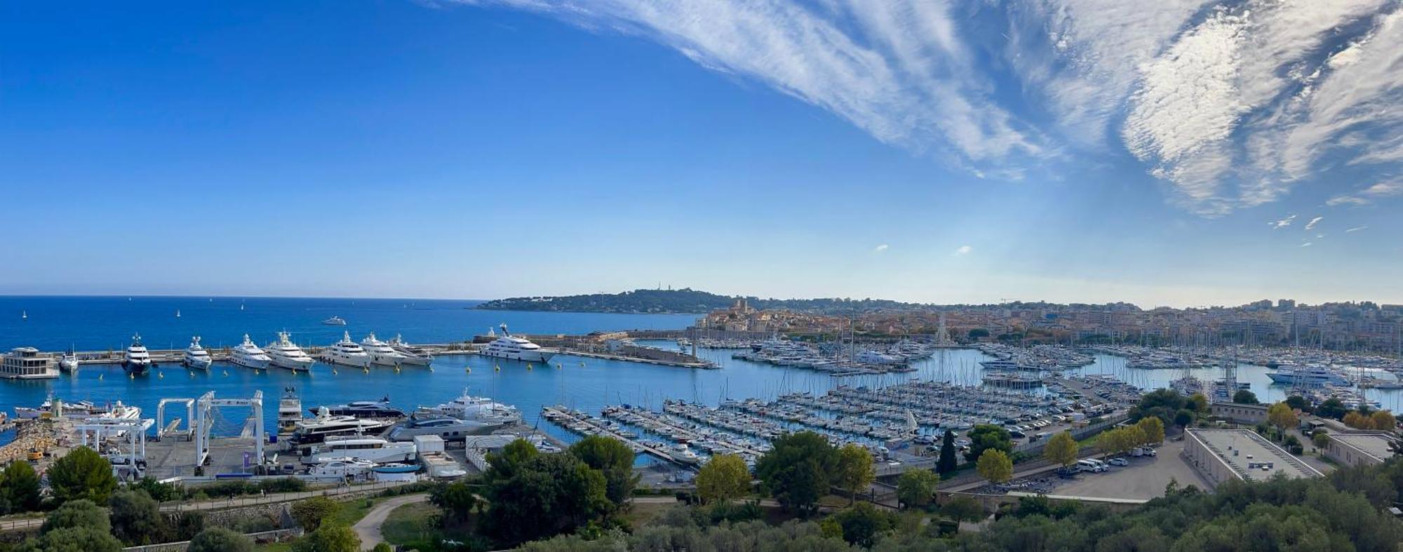 Antibes Carre D'Or Bastion Albert 1Er Vue Mer Buitenkant foto