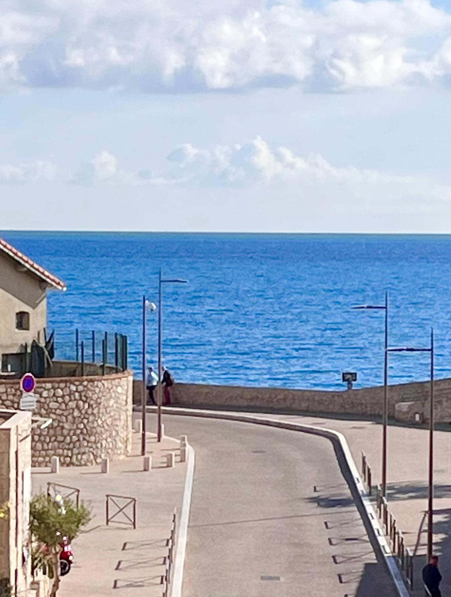 Antibes Carre D'Or Bastion Albert 1Er Vue Mer Buitenkant foto